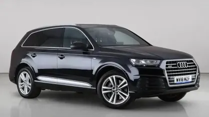 Used Audi Q7 S-Line 218 HP (160 kW) 2018 Black SUV