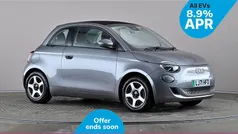 Grey Used 2021 Fiat 500e Passion Cabriolet | £13,597 (Fair price)