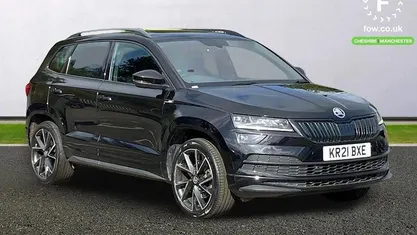 Used Skoda Karoq SportLine 190 HP (139 kW) 2021 Black SUV