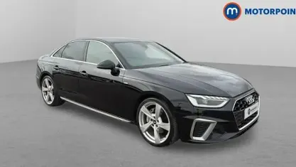 Used Audi A4 S-Line 204 HP (150 kW) 2021 Black Sedan