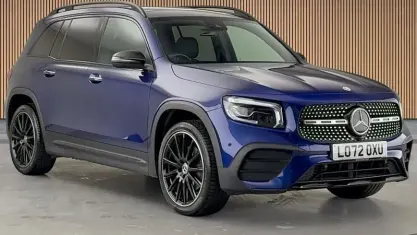 Used Mercedes GLB200 AMG line 163 HP (119 kW) 2022 Galaxy blue SUV