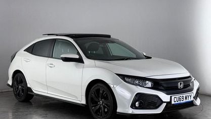 Używany Honda Civic Sport Plus 182 KM (133 kW) 2019 Biały Hatchback