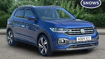Used VW T-Cross R-line 116 HP (85 kW) 2019 Blue SUV