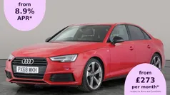 Red Used 2018 Audi A4 Black Edition Sedan | £15,232 (Fair price)