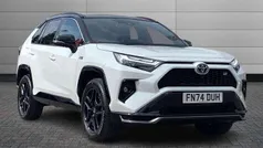 White pearl with black bitone roof Used 2024 Toyota RAV4 Hybrid Sport SUV | £41,999 (Good price)