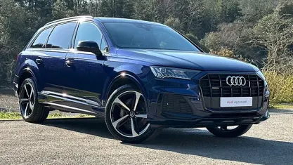 Usado Audi Q7 Black Edition 286 HP (210 kW) 2023 Azul SUV
