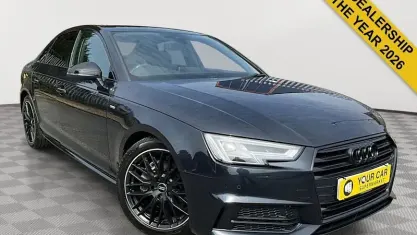 Used Audi A4 Black Edition 190 HP (139 kW) 2018 Blue Sedan