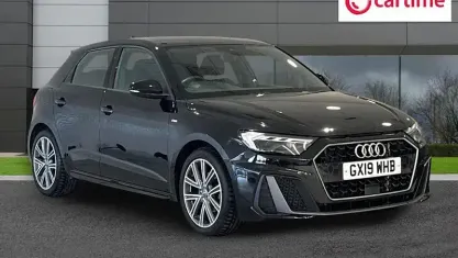 Used Audi A1 Sportback S-Line 116 HP (85 kW) 2019 Black Hatchback