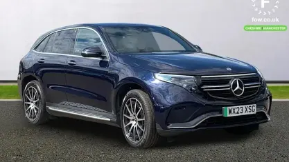 Used Mercedes EQC400 AMG line 300 kW (408 HP) 2022 Blue SUV