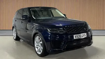Used Land Rover Range Rover Sport Dynamic 404 HP (297 kW) 2020 Portofino blue SUV