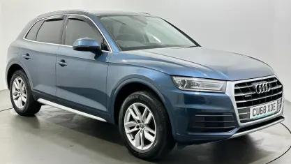 Used Audi Q5 190 HP (139 kW) 2018 Blue SUV