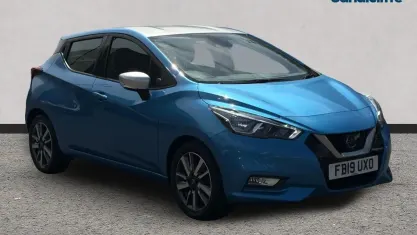 Used Nissan Micra Acenta 100 HP (73 kW) 2019 Blue Hatchback