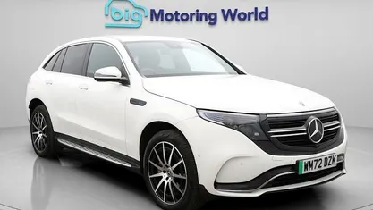 Used Mercedes EQC400 AMG line 300 kW (408 HP) 2022 White SUV