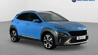 Second-hand Hyundai Kona Premium 120 CP (88 kW) 2022 Albastru SUV