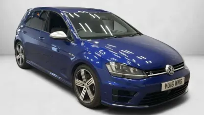 Used VW Golf VII R 300 HP (220 kW) 2016 Blue Hatchback
