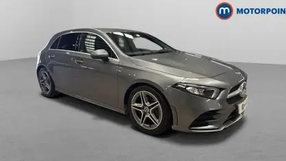 Used Mercedes A200 AMG line 163 HP (119 kW) 2019 Grey Hatchback
