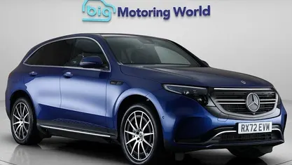 Used Mercedes EQC400 AMG line 300 kW (408 HP) 2022 Blue SUV
