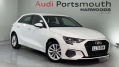 White Used 2020 Audi A3 Hatchback | £16,690 (Fair price)
