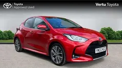 Red Used 2022 Toyota Yaris Hybrid Hatchback | £17,945 (Fair price)
