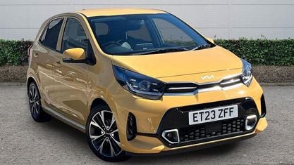 Begagnad Kia Picanto GT-Line 67 HK (49 kW) 2023 Gul Halvkombi