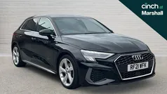 Black Used 2021 Audi A3 S-Line Hatchback | £19,955 (Fair price)