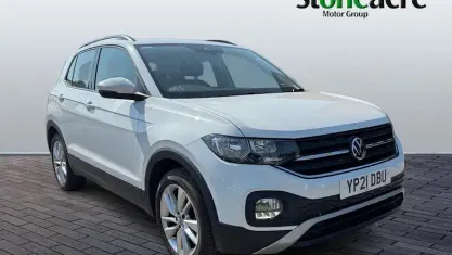 Used VW T-Cross SE 116 HP (85 kW) 2020 White SUV