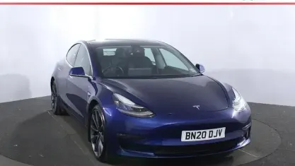 Used Tesla Model 3 Performance 461 kW (627 HP) 2020 Blue Sedan