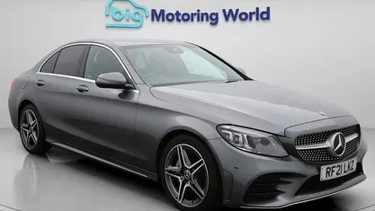 Grey Used 2020 Mercedes C220 AMG line Sedan | £17,940 (Fair price)