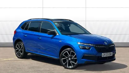 Used Skoda Kamiq Monte Carlo 150 HP (110 kW) 2023 Blue SUV