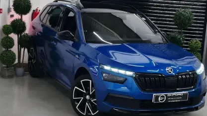 Used Skoda Kamiq Monte Carlo 150 HP (110 kW) 2020 Blue SUV