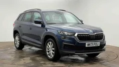 Petrol blue metallic Used 2021 Skoda Kodiaq SE SUV | £21,495 (Fair price)