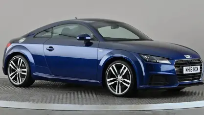 Used Audi TT S-Line 180 HP (132 kW) 2018 Blue Coupe