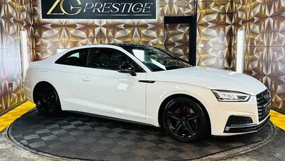 Used Audi A5 S-Line 190 HP (139 kW) 2018 White Coupe