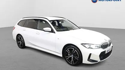 White Used 2024 BMW 330e M Sport Estate | £32,549 (Good price)