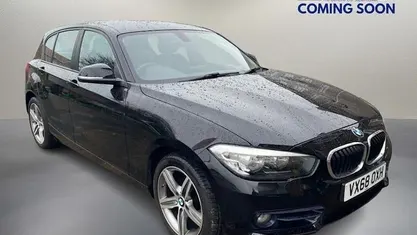 Used BMW 118 Sport Line 136 HP (100 kW) 2018 Black Hatchback
