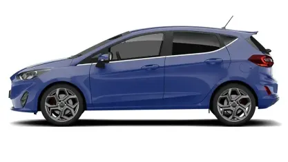 Used Ford Fiesta Titanium 80 HP (58 kW) 2016 Blue Hatchback