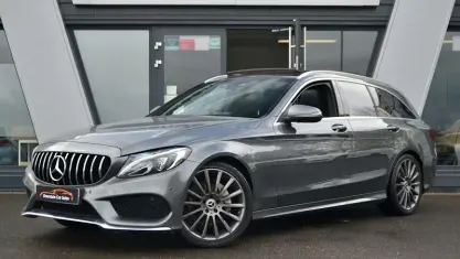 Używany Mercedes C220 AMG Line Premium 170 KM (125 kW) 2017 Szary Kombi