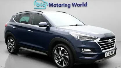 Second-hand Hyundai Tucson Premium SE 177 CP (130 kW) 2019 Albastru SUV