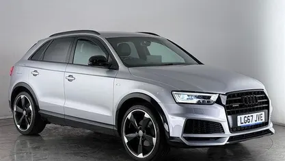 Silver Used 2017 Audi Q3 Black Edition SUV | £18,000 (Fair price)