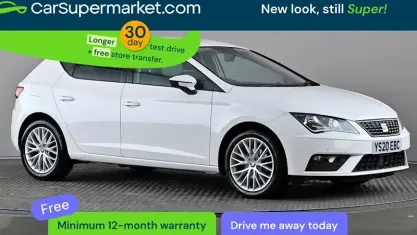Używany Seat Leon SE Dynamic 116 KM (85 kW) 2020 Biały Hatchback
