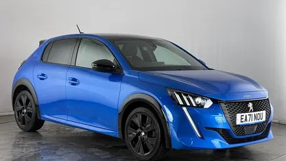 Used Peugeot 208 Premium 131 HP (96 kW) 2021 Blue Hatchback