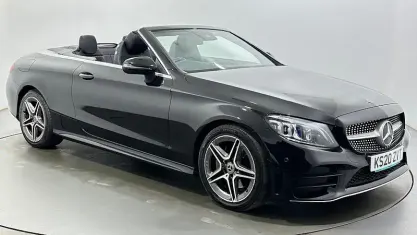 Used Mercedes C200 AMG Line Premium 184 HP (135 kW) 2020 Black Cabriolet