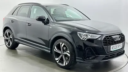 Used Audi Q3 S-Line 150 HP (110 kW) 2020 Black SUV