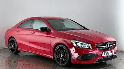 Used Mercedes CLA200 AMG line 136 HP (100 kW) 2017 Red Sedan