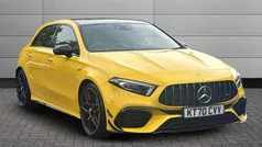 Yellow Used 2021 Mercedes A45 AMG Hatchback | £42,550 (Fair price)