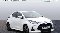 White Used 2023 Toyota Yaris Hybrid Design Hatchback | £18,500 (Fair price)
