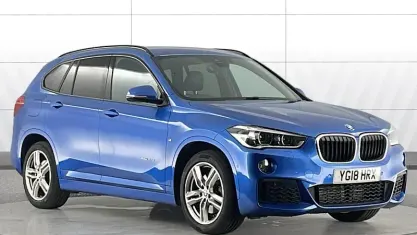 Begagnad BMW X1 M Sport 190 HK (139 kW) 2018 Blå SUV