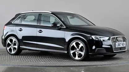 Used Audi A3 e-tron Performance 150 HP (110 kW) 2017 Black Hatchback
