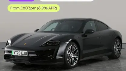 Used Porsche Taycan Performance Package 350 kW (476 HP) 2023 Black Sedan