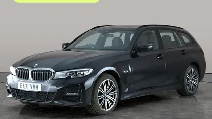 Used BMW 330e M Sport 292 HP (214 kW) 2021 Black Estate
